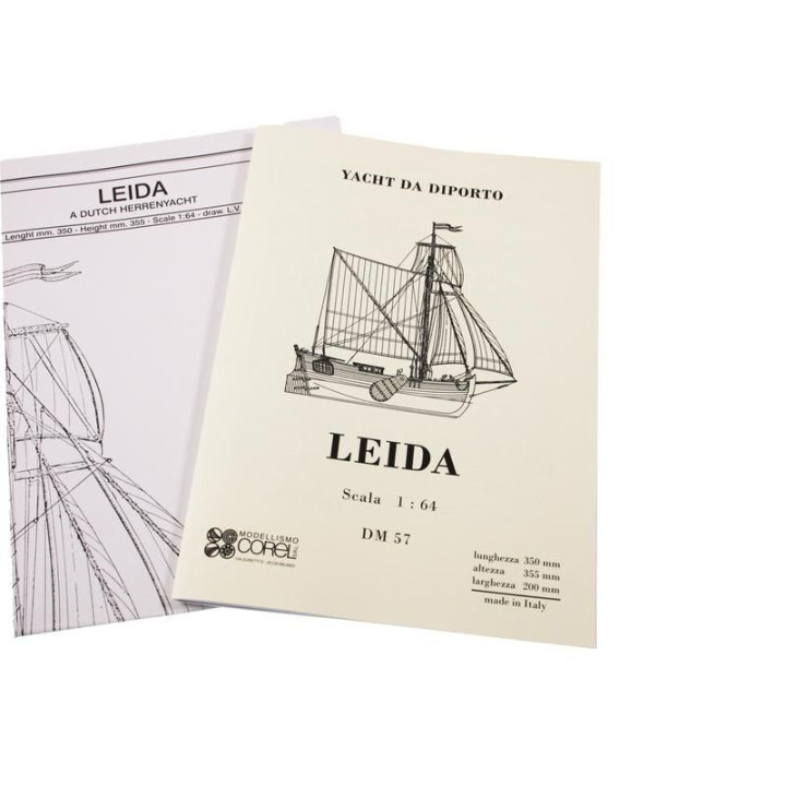 COREL Leida rybářská loď 1:64 kit
