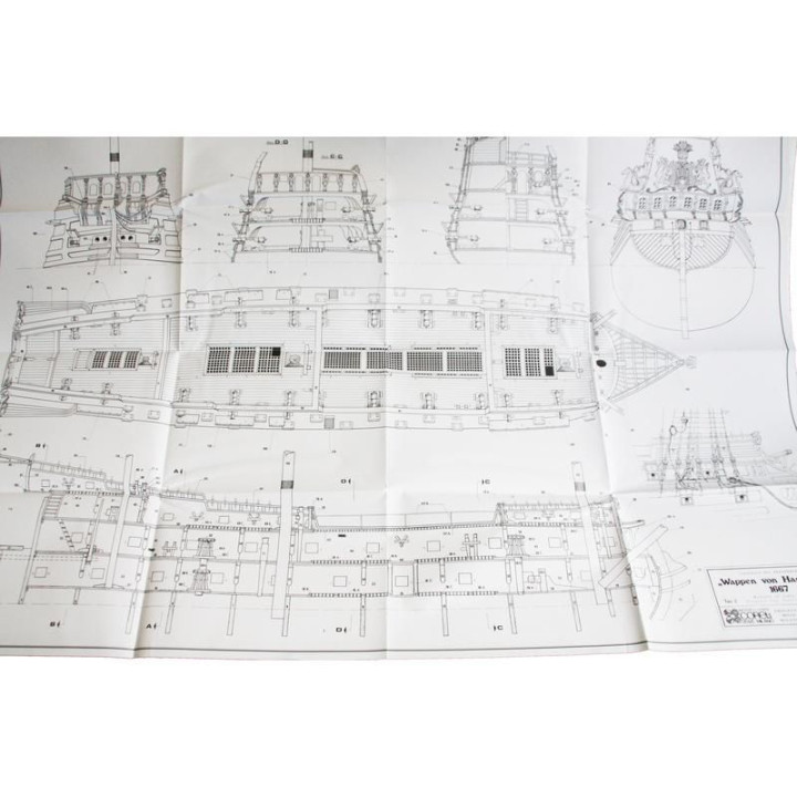 COREL Wappen von Hamburg 1667 1:50 kit