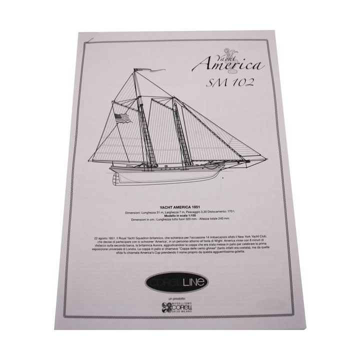 COREL America Yacht 1:155 kit