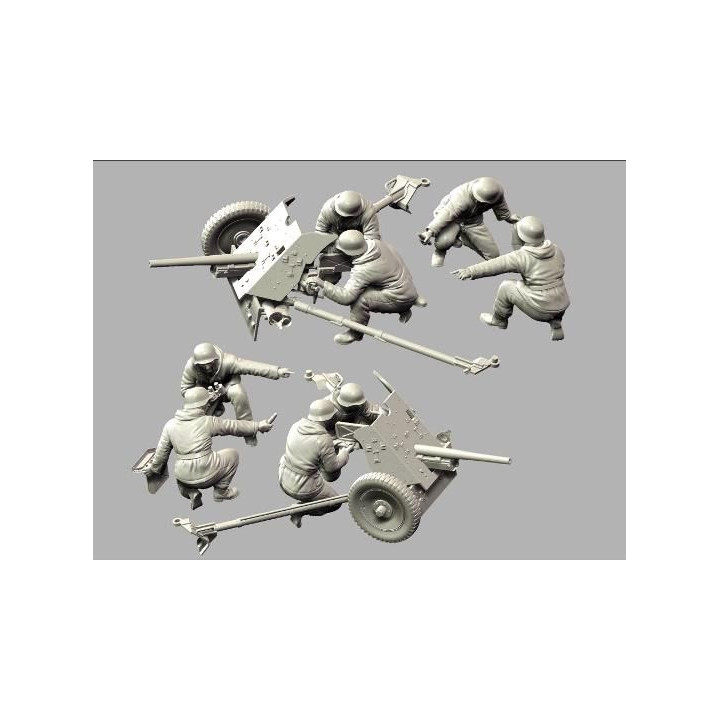 Model Kit figurky 3610 - PAK-36 with Crew (1:35)