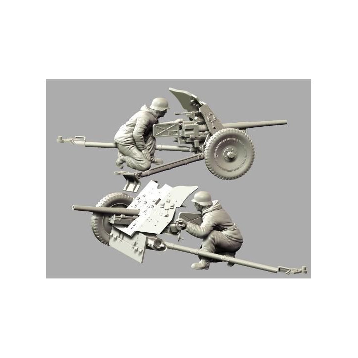Model Kit figurky 3610 - PAK-36 with Crew (1:35)