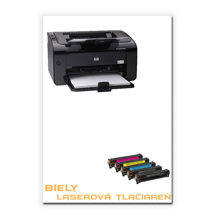 Biely odtlačkový papier A4 decal - Laser