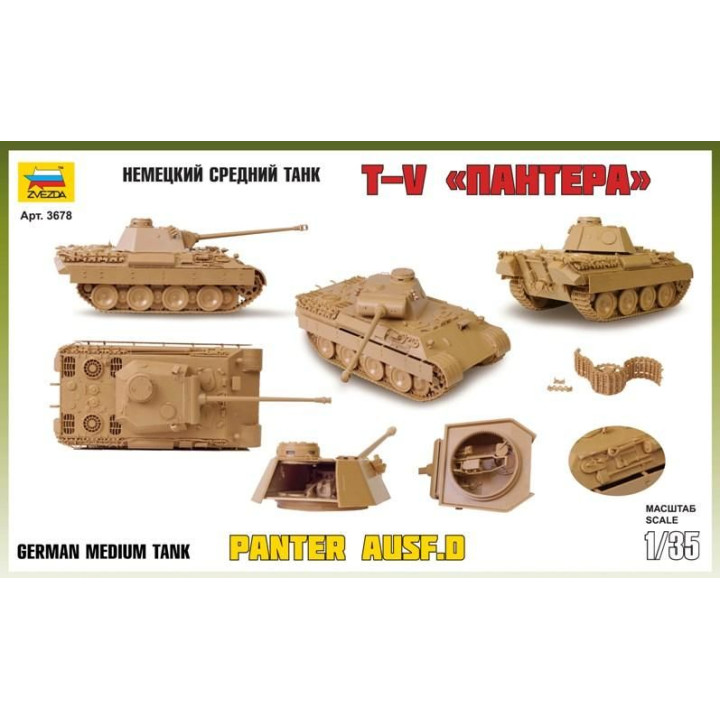 Model Kit tank 3678 - Panther Ausf.D (1:35)