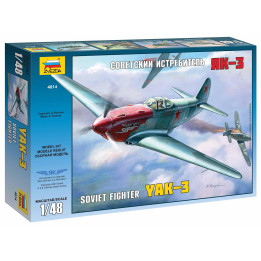 Model Kit letadlo 4814 - YAK-3 Soviet WWII Fighter (1:48)