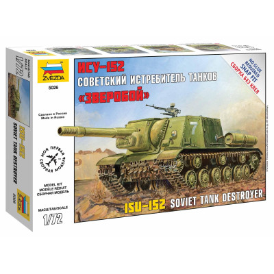 Snap Kit military 5026 - Self Propelled Gun ISU-152 (1:72)