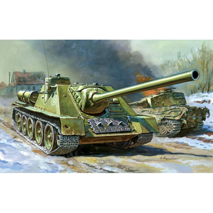 Snap Kit military 5044 - Soviet Tank Destroyer SU-100 (1:72)