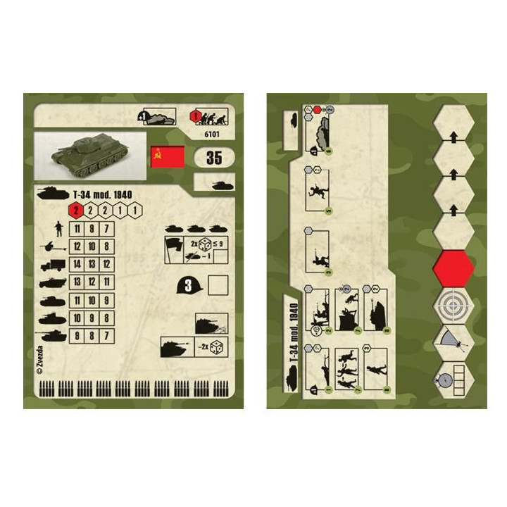 Wargames (WWII) tank 6101 - Soviet Medium Tank T-34/76 (1:100)