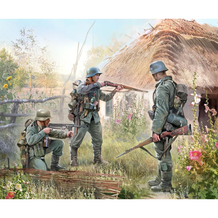Wargames (WWII) figurky 6105 - German Infantry East Front 1941 (1:72)