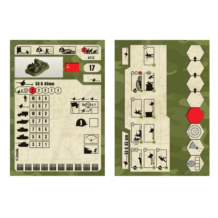 Wargames (WWII) figurky 6112 - Soviet Gun 45mm (1:72)