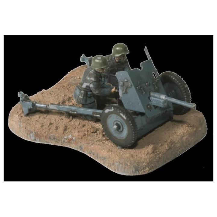 Wargames (WWII) figurky 6114 - German Gun Pak-36 with Crew (1:72)