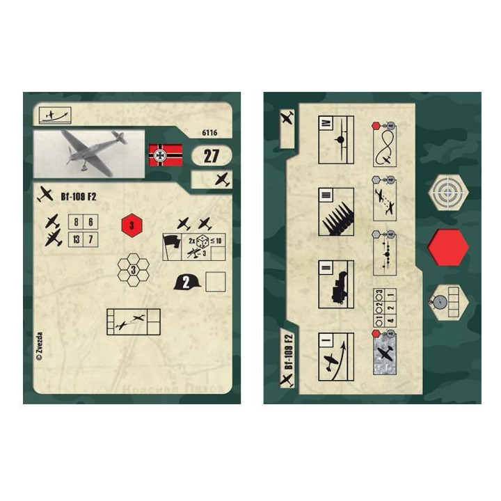 Wargames (WWII) letadlo 6116 - Messerschmitt Bf 109F-2 (1:144)