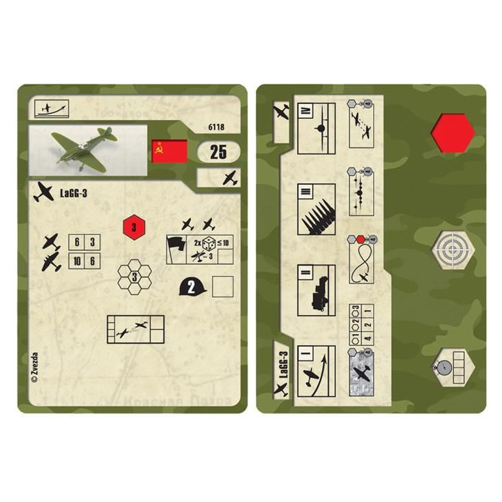 Wargames (WWII) letadlo 6118 - Soviet Fighter LaGG-3 (1:144)