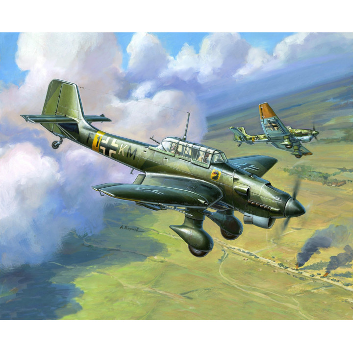 Wargames (WWII) letadlo 6123 - Junkers JU-87 Stuka (1:144)