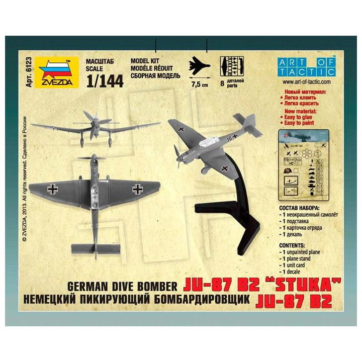 Wargames (WWII) letadlo 6123 - Junkers JU-87 Stuka (1:144)