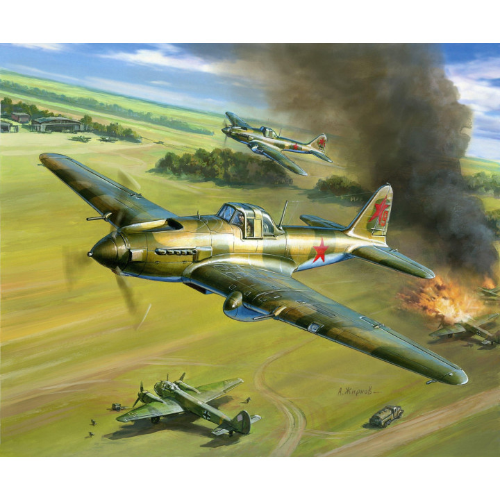 Wargames (WWII) letadlo 6125 - Ilyushin IL-2 Stormovik (1:144)