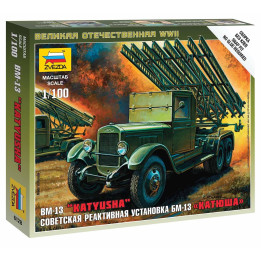 Wargames (WWII) military 6128 - BM-13 Katyusha (1:100)