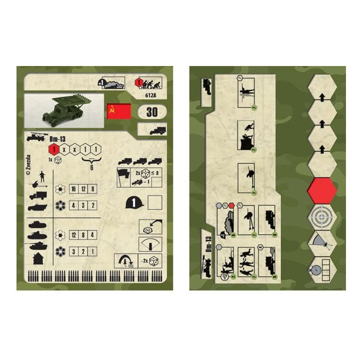 Wargames (WWII) military 6128 - BM-13 Katyusha (1:100)