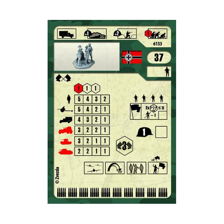 Wargames (WWII) figurky 6133 - German HQ (1:72)