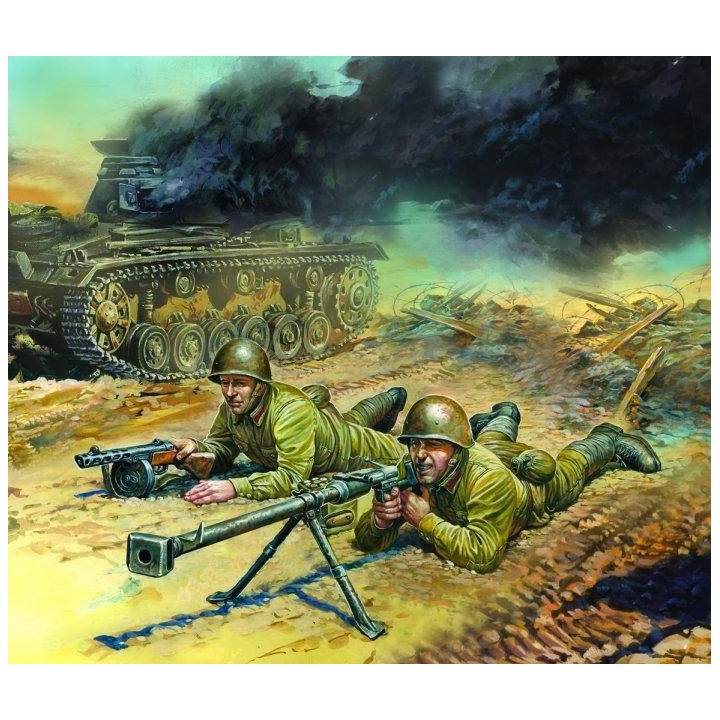 Wargames (WWII) figurky 6135 - Soviet Anti-Tank team (1:72)