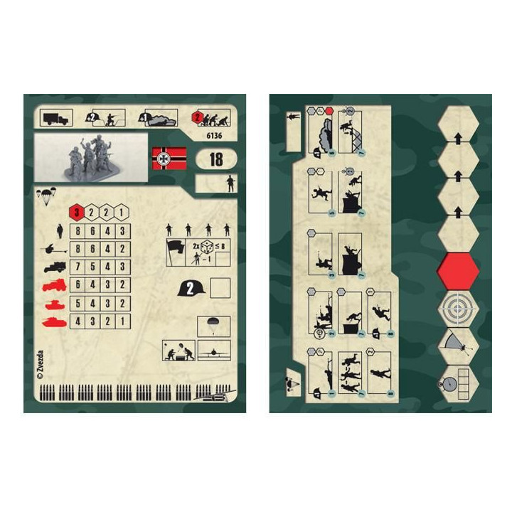 Wargames (WWII) figurky 6136 - German Paratroops (1:72)