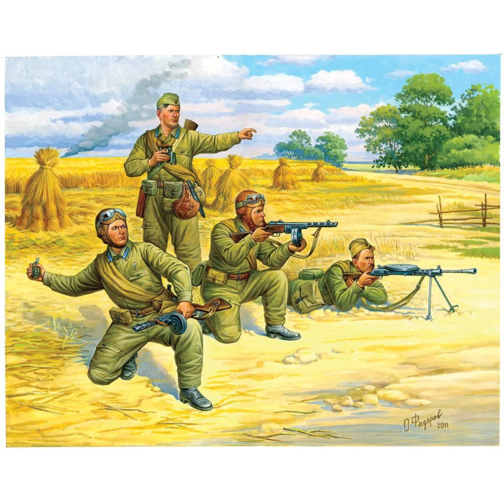 Wargames (WWII) figurky 6138 - Soviet Paratroops (1:72)