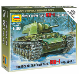 Wargames (WWII) tank 6141 - Soviet Heavy Tank KV-1 (1:100)