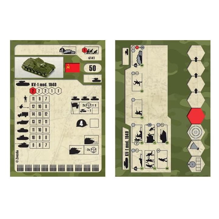 Wargames (WWII) tank 6141 - Soviet Heavy Tank KV-1 (1:100)
