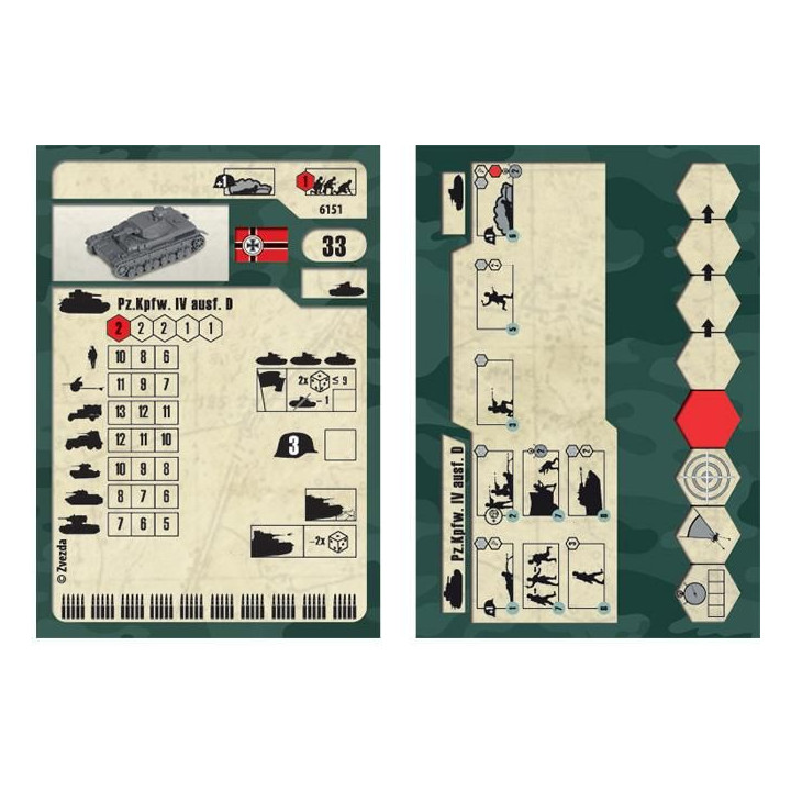 Wargames (WWII) tank 6151 - Pz-IV Ausf.D (1:100)