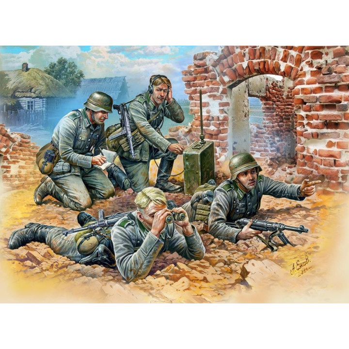 Wargames (WWII) figurky 6153 - German Reconnaissance Team (1:72)
