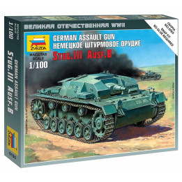 Wargames (WWII) tank 6155 - Sturmgeschütz III Ausf.B (1:100)