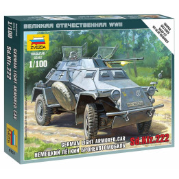 Wargames (WWII) military 6157 - Sd.Kfz.222 Armored Car (1:100)