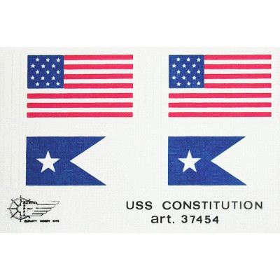 Mantua Model Sada vlajek: USS Constitution 1:98