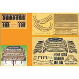 Mantua Model Gravírované díly dřevo: HMS Victory 1:78