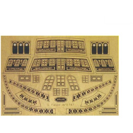 Mantua Model Gravírované díly dřevo: San Felipe