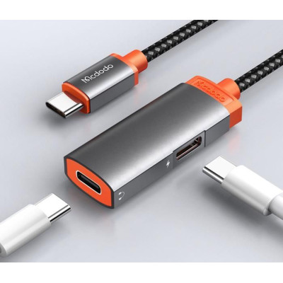Type-C to Dual-Type-C Audio Adapter (3A)