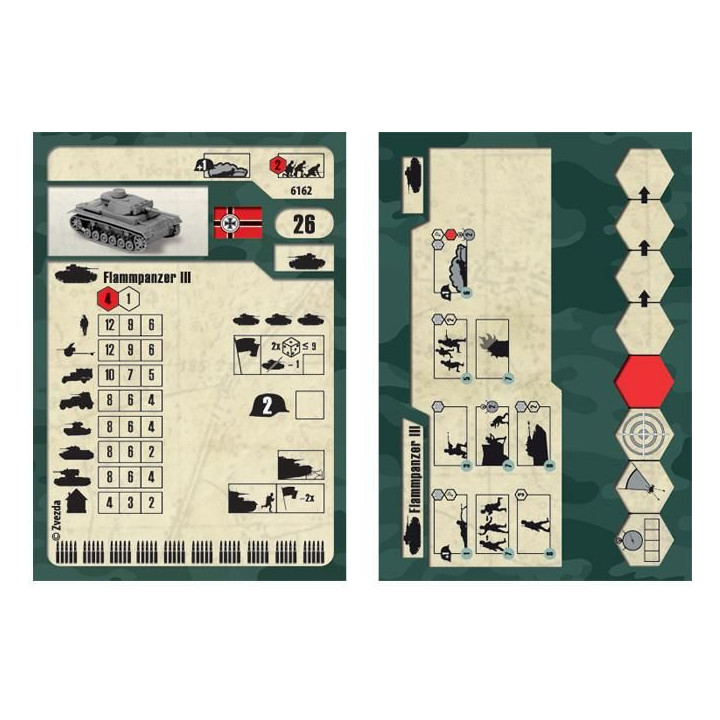 Wargames (WWII) tank 6162 - Panzer III Flamethrower Tank (1:100)