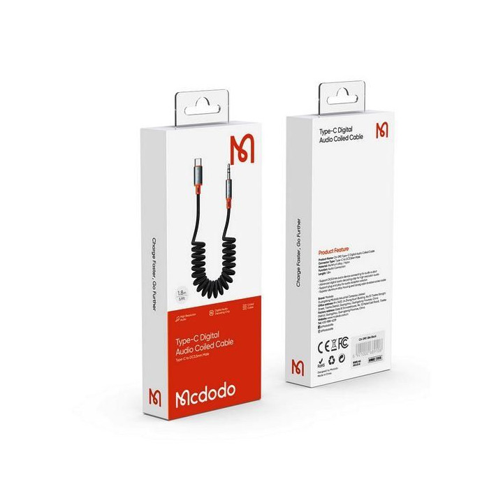 Type-C to DC3.5 Male Audio Adapter (1.8m)