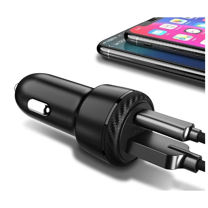 PD + QC3.0 Car Charger