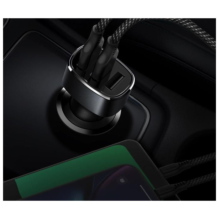 5V 5.2A Triple-USB Car Charger