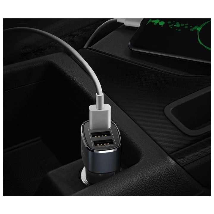 5V 5.2A Triple-USB Car Charger