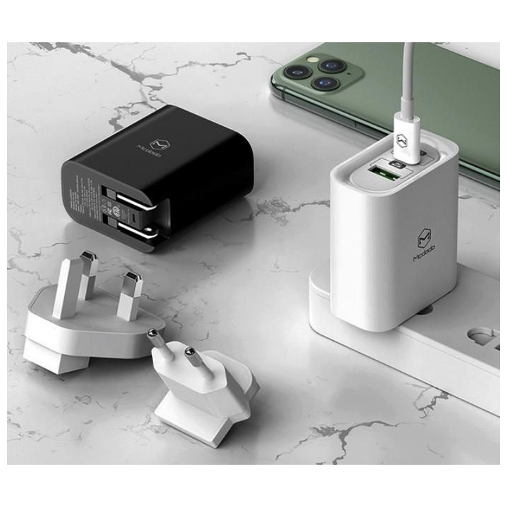 30W PD + QC3.0 Charger (EU + US + UK)