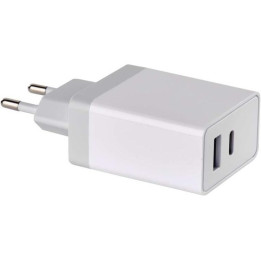 Síťový univerzální USB adaptér (zdroj) QC3.0 + PD 30W
