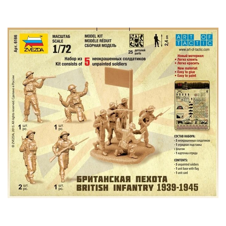 Wargames (WWII) figurky 6166 - British Infantry 1939-42 (1:72)