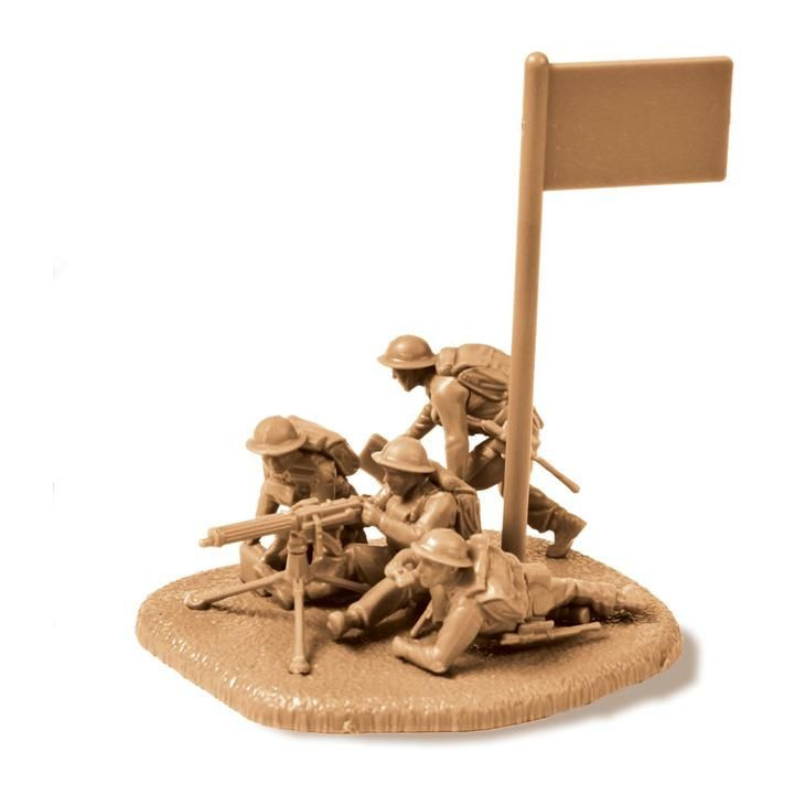 Wargames (WWII) figurky 6167 - British Machine Gun with crew 1939-42 (1:72)