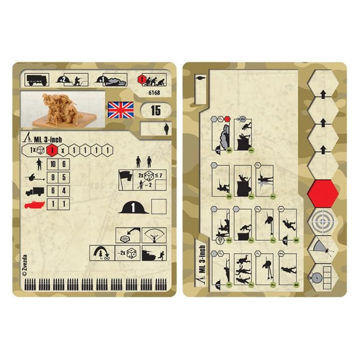 Wargames (WWII) figurky 6168 - British Mortar with crew 1939-42 (1:72)