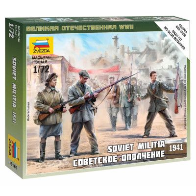 Wargames (WWII) figurky 6181 - Soviet Militia 1941 (1:72)