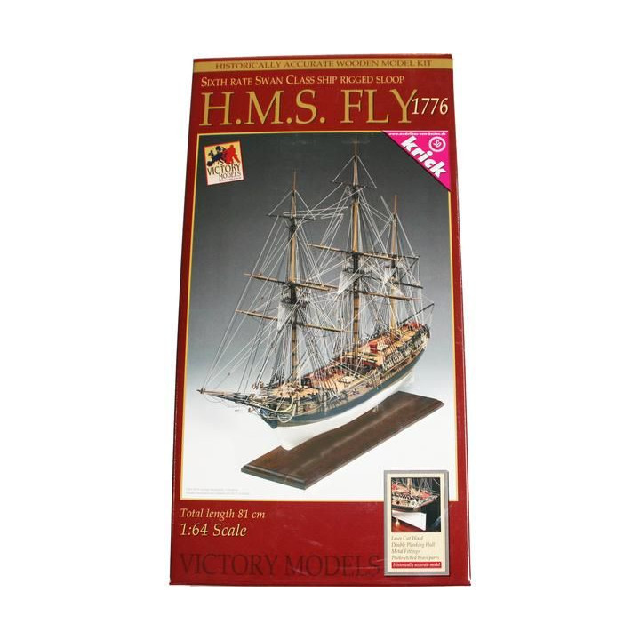 VICTORY MODELS H.M.S. Fly 1776 1:64 kit