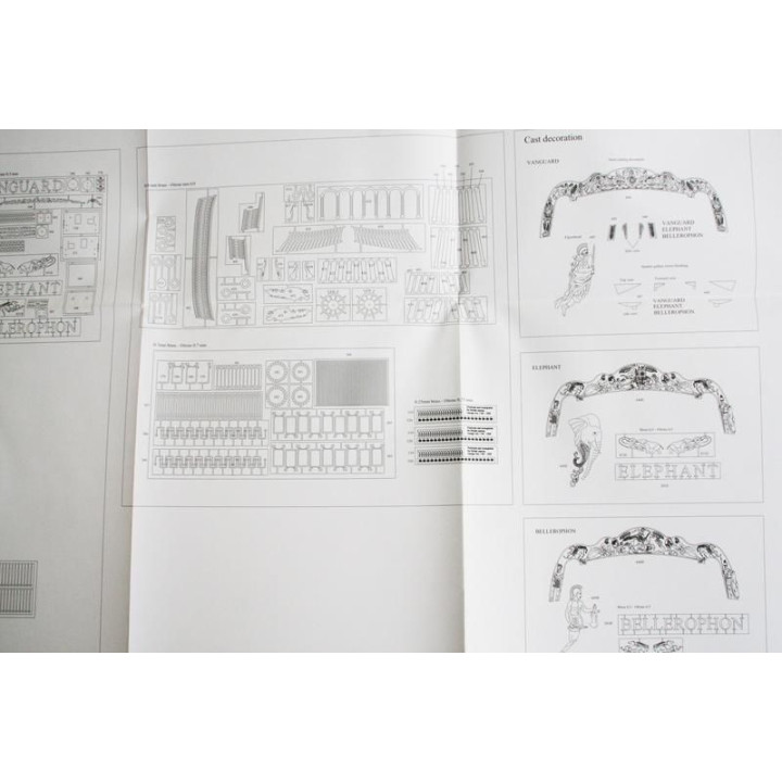 VICTORY MODELS H.M.S. Vanguard 1798 1:72 kit