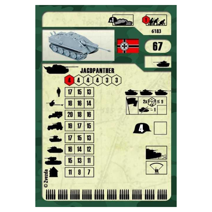 Wargames (WWII) military 6183 - Sd.Kfz.173 Jagdpanther German Heavy Tank Destroyer (1:100)