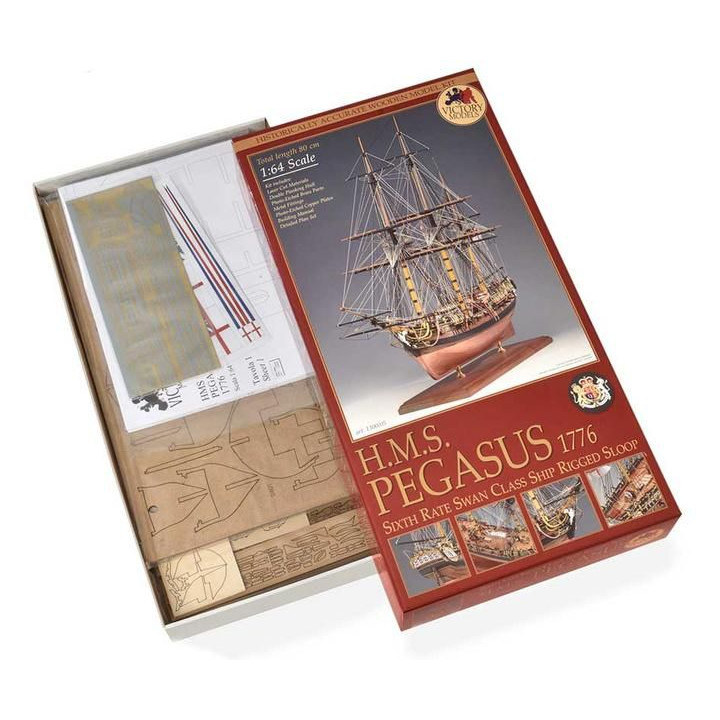 VICTORY MODELS H.M.S Pegasus 1776 1:64 kit